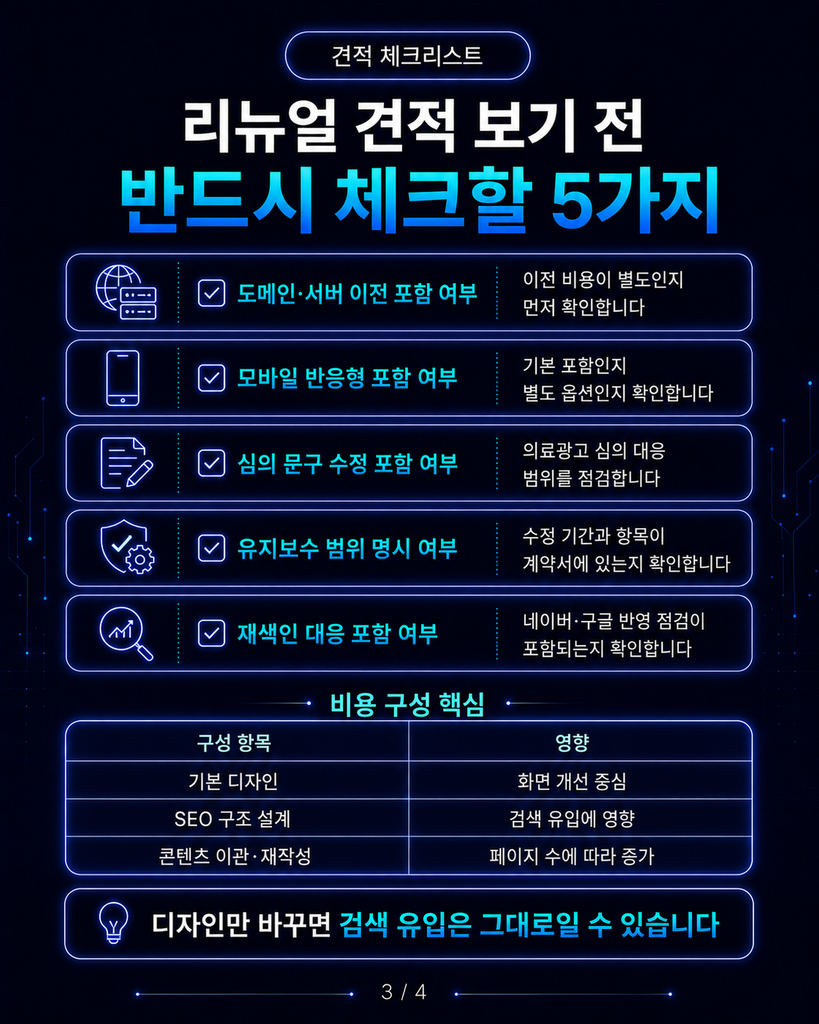 병원 홈페이지 리뉴얼